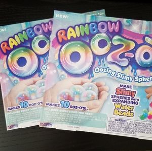 Rainbow Ooz-os Oozing Slimy Spheres w/Water Beads
